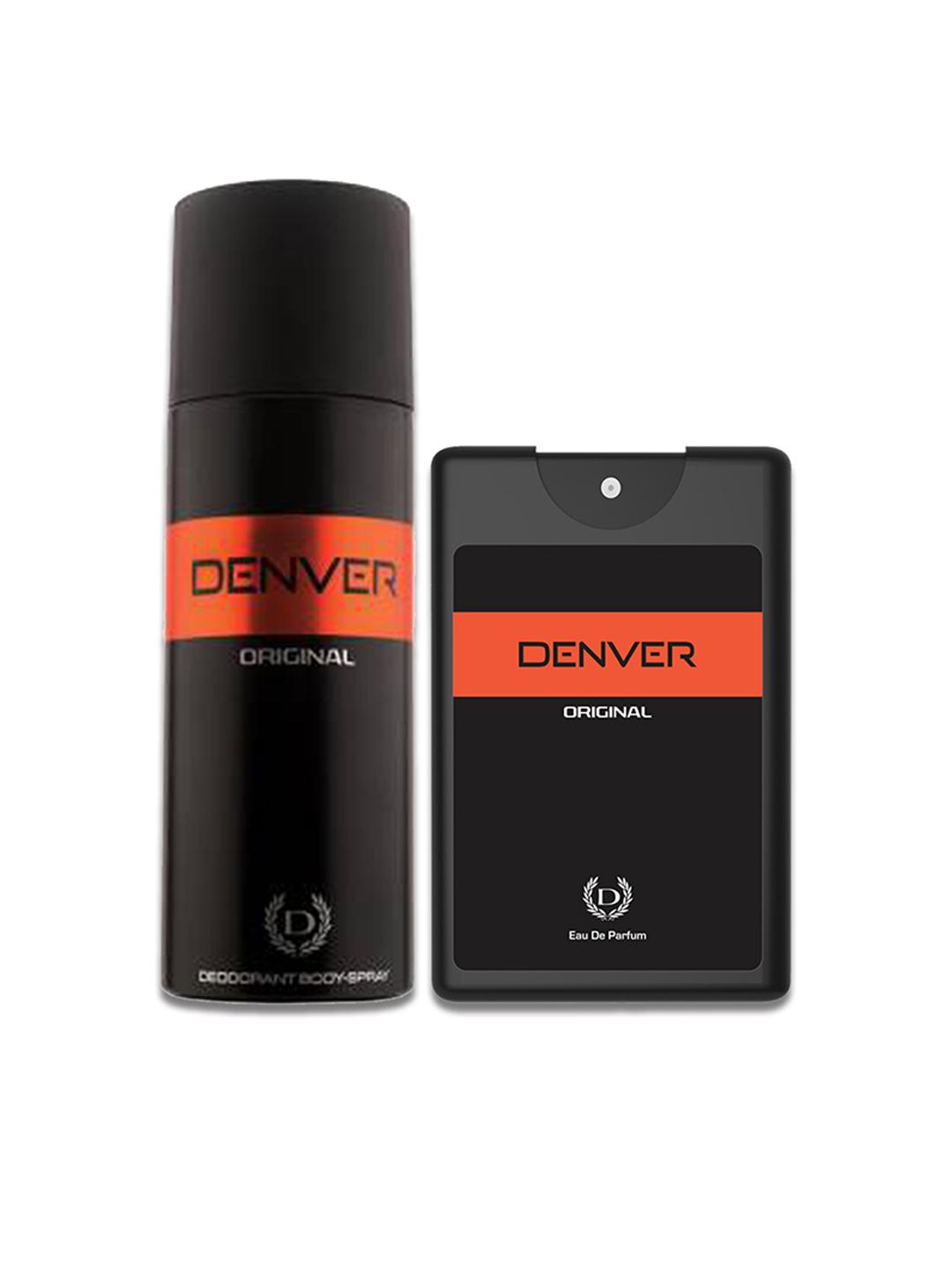 Buy Denver Men Set of Original Deodorant Body Spray Pocket