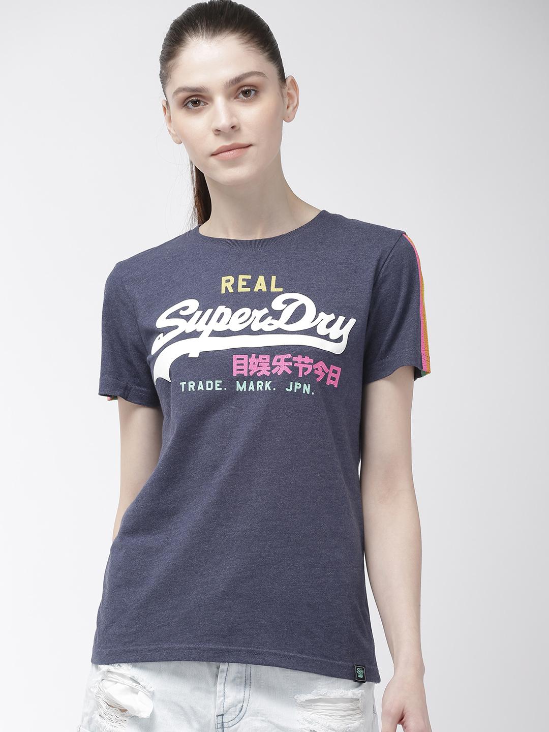 Superdry Micro Logo Box Fit T-shirt In Green