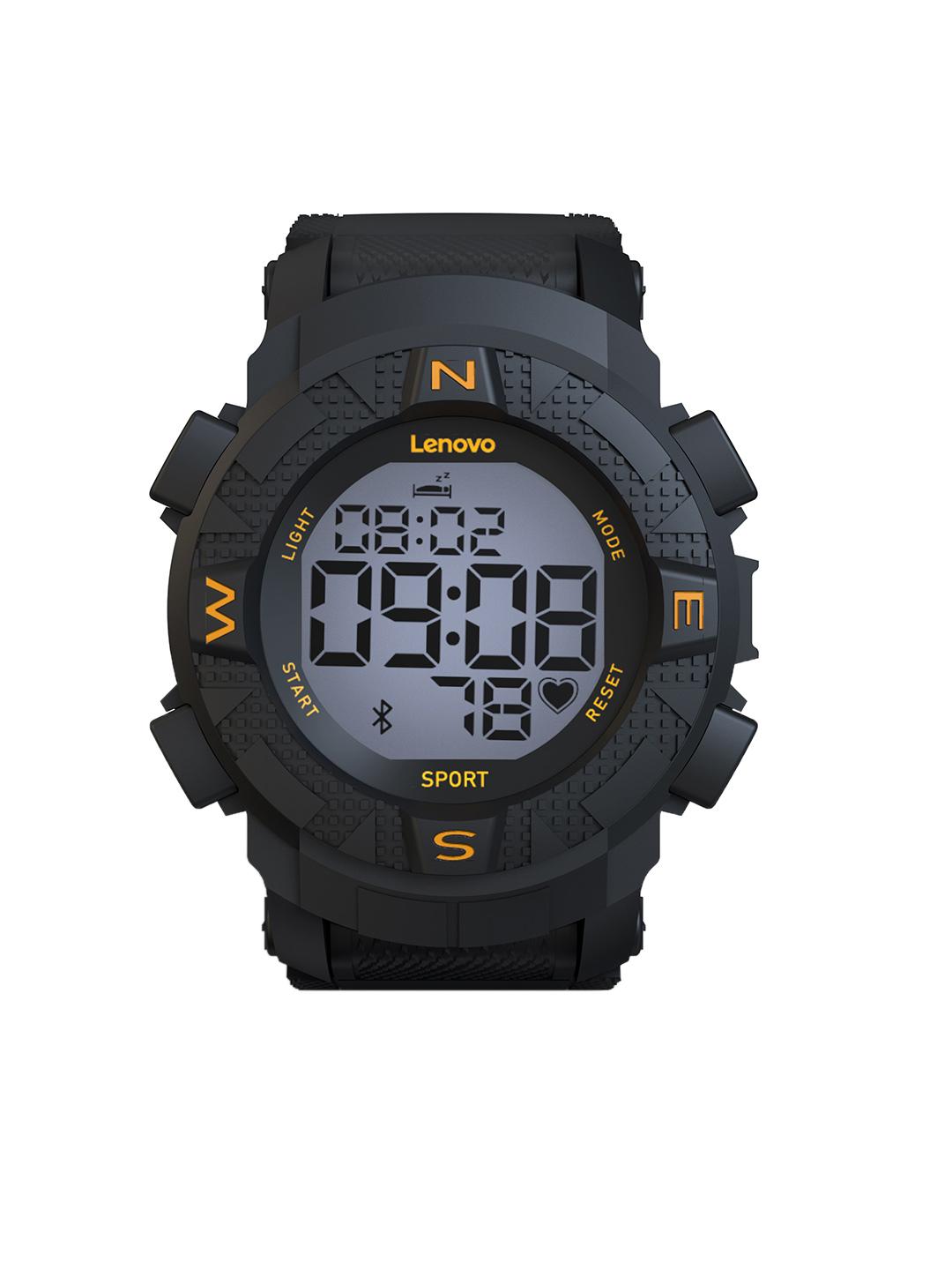 Buy Lenovo Unisex Black Ego HX07 Smartwatch Smart Watches for