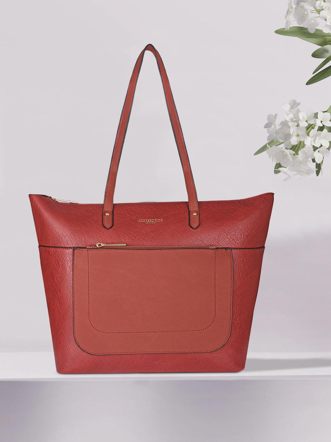 Buy Accessorize London Women Faux Leather Emily Tote Handbags