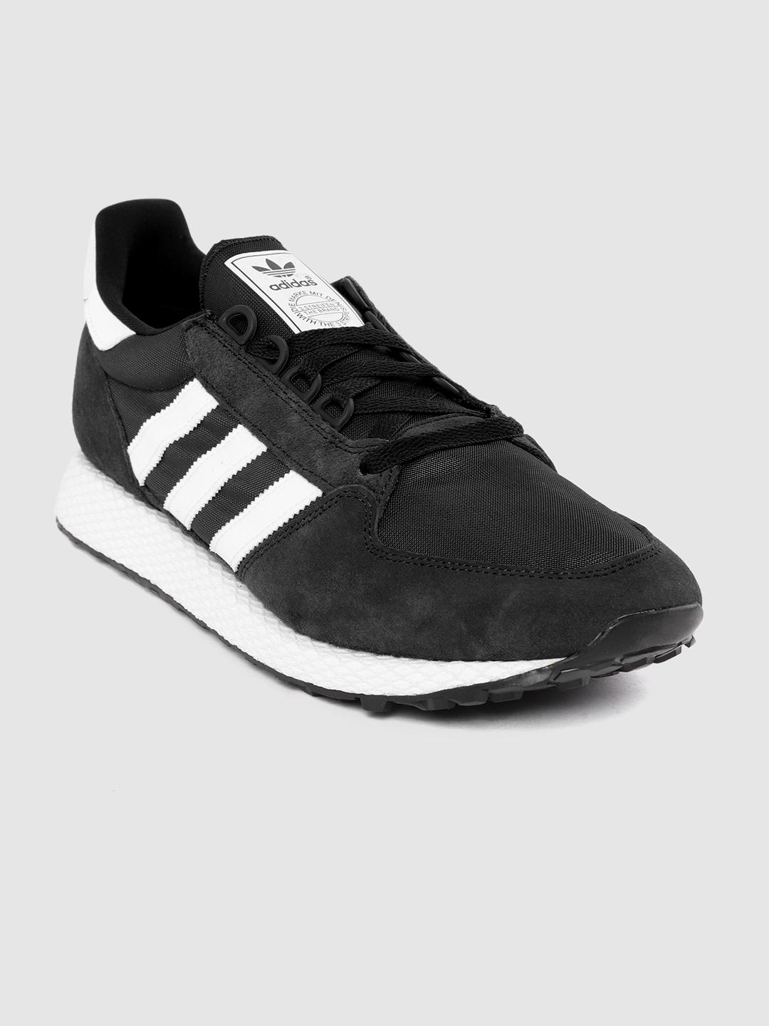 adidas gazelle silver green womens adidas Originals Forest Grove Cblack/cblack/gum3 – Heppo.com main image 1