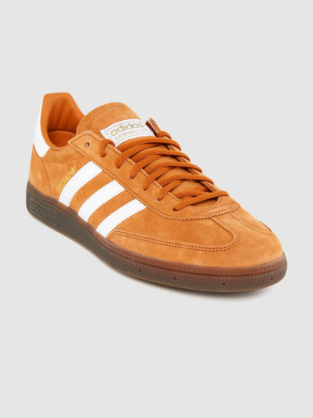 Buy ADIDAS Originals Men Rust Orange Leather Spezial Sneakers