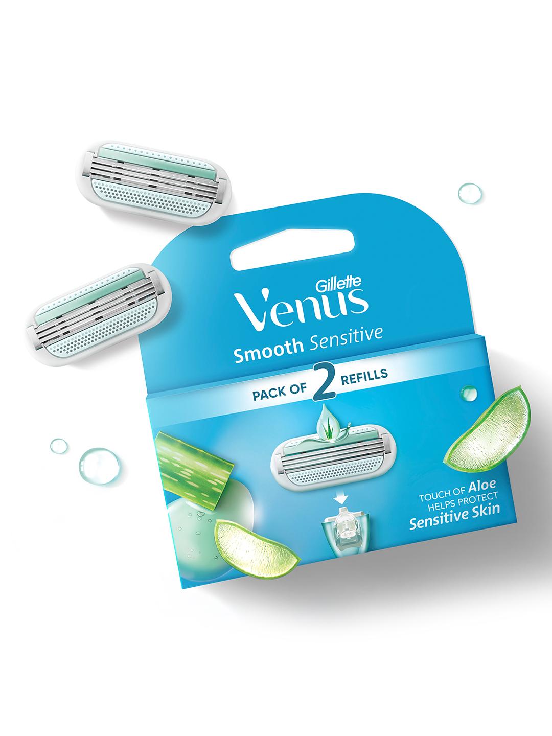 Buy Gillette Venus Women Set of 2 Cartridges with Aloe Extracts