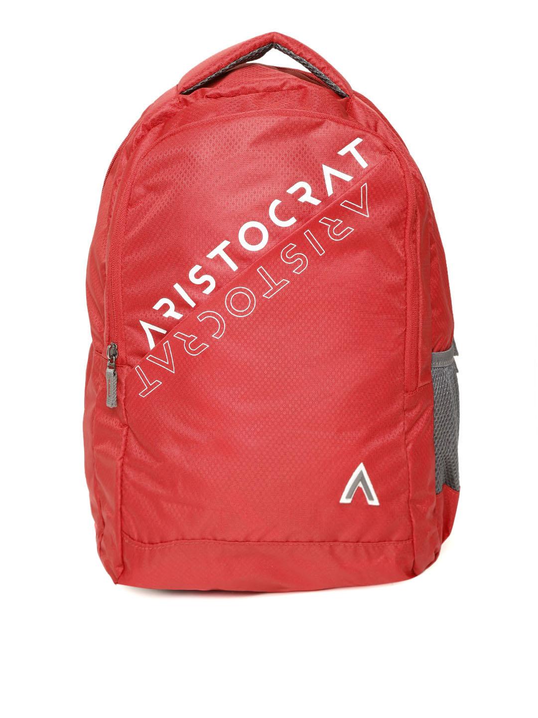 aristocrat unisex red laptop backpack Buy Aristocrat Unisex Red Brand Logo Laptop Backpack - Backpacks for Unisex  10466774
