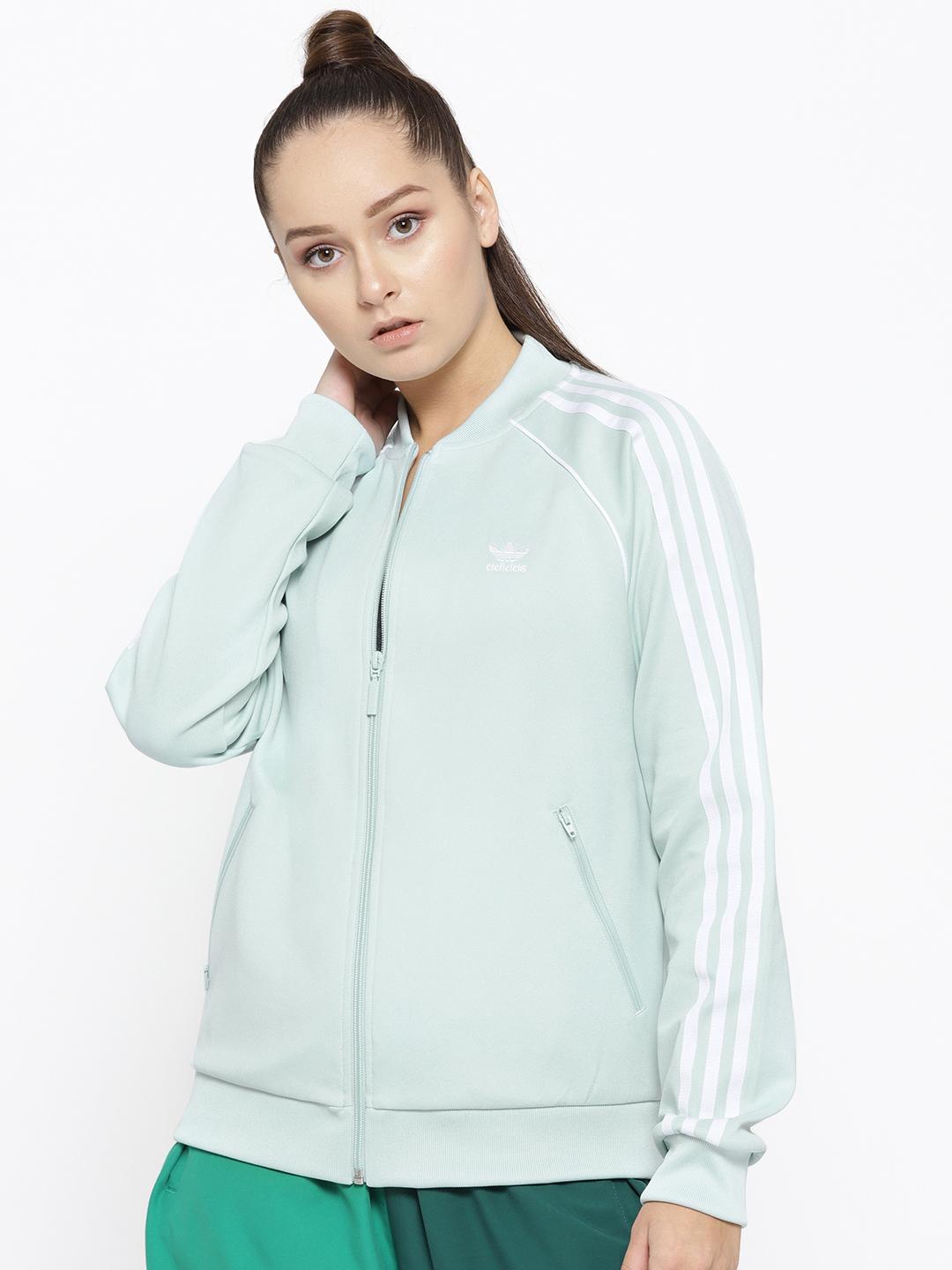 Buy ADIDAS Originals Women Green SST Track Jacket - Jackets for