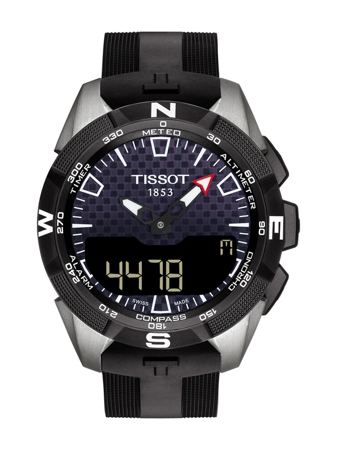 Buy TISSOT Men Black T-Touch Expert Solar II Chronograph Analogue