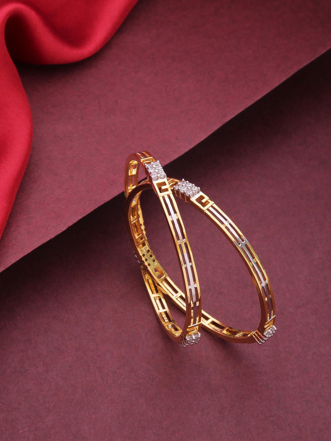 Brass Bangle Cr Fashion Jewellery Crystal Marley Bracelet Band