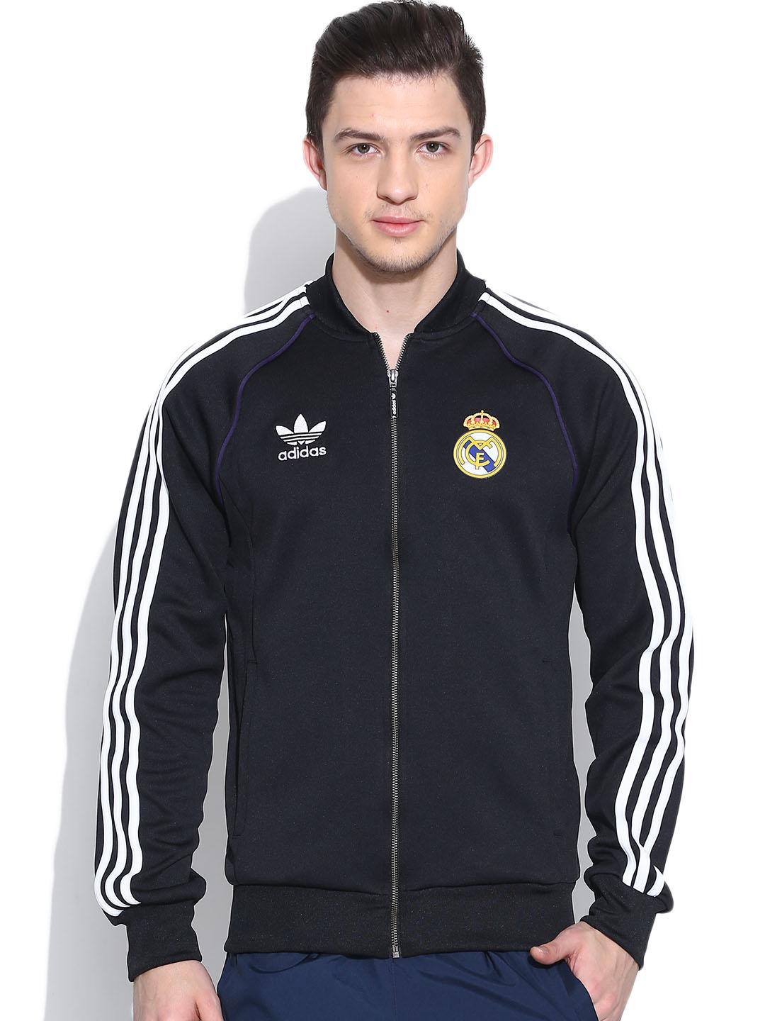 Buy ADIDAS Originals Black Real Madrid FC SST Football Jacket