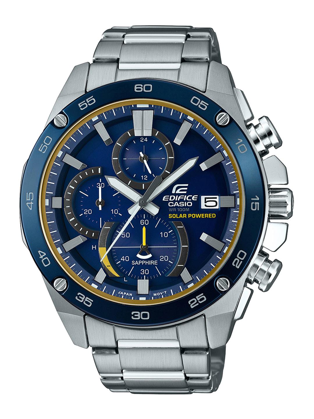 Buy CASIO Edifice Men Blue Analogue Watch EX466 EFS-S500DB-2AVUDF