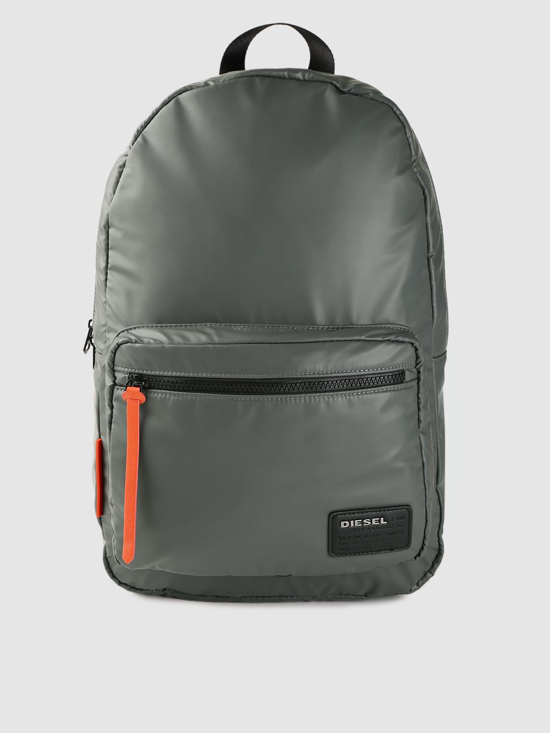 Buy DIESEL Men Grey Solid Laptop Backpack - Backpacks for Men