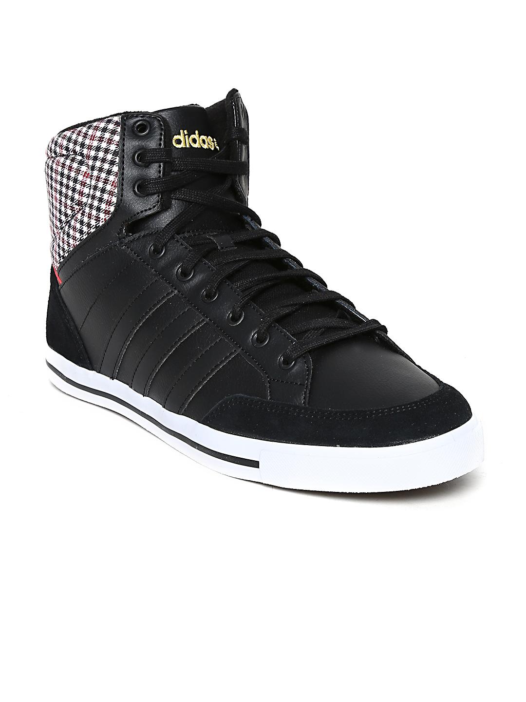 High Top Adidas Neo Black ADIDAS NEO Men Black Cacity Sneakers