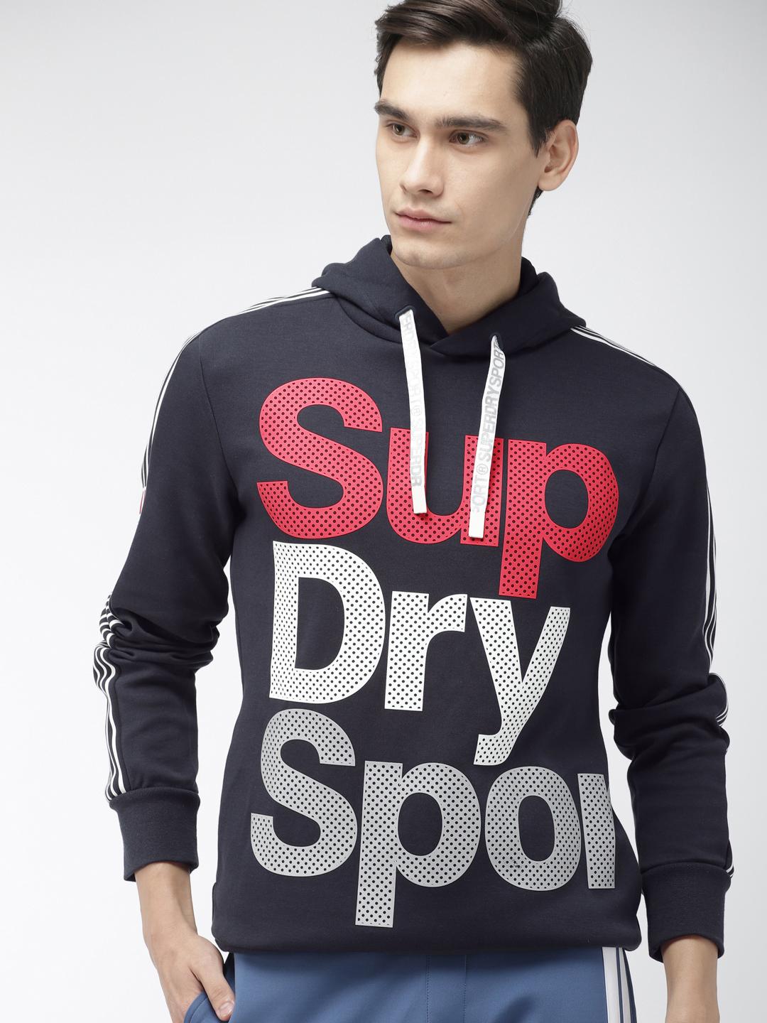 Super Dry Superdry Mens Hoody Vintage Logo Heritage Relaxed Fit Hoodie