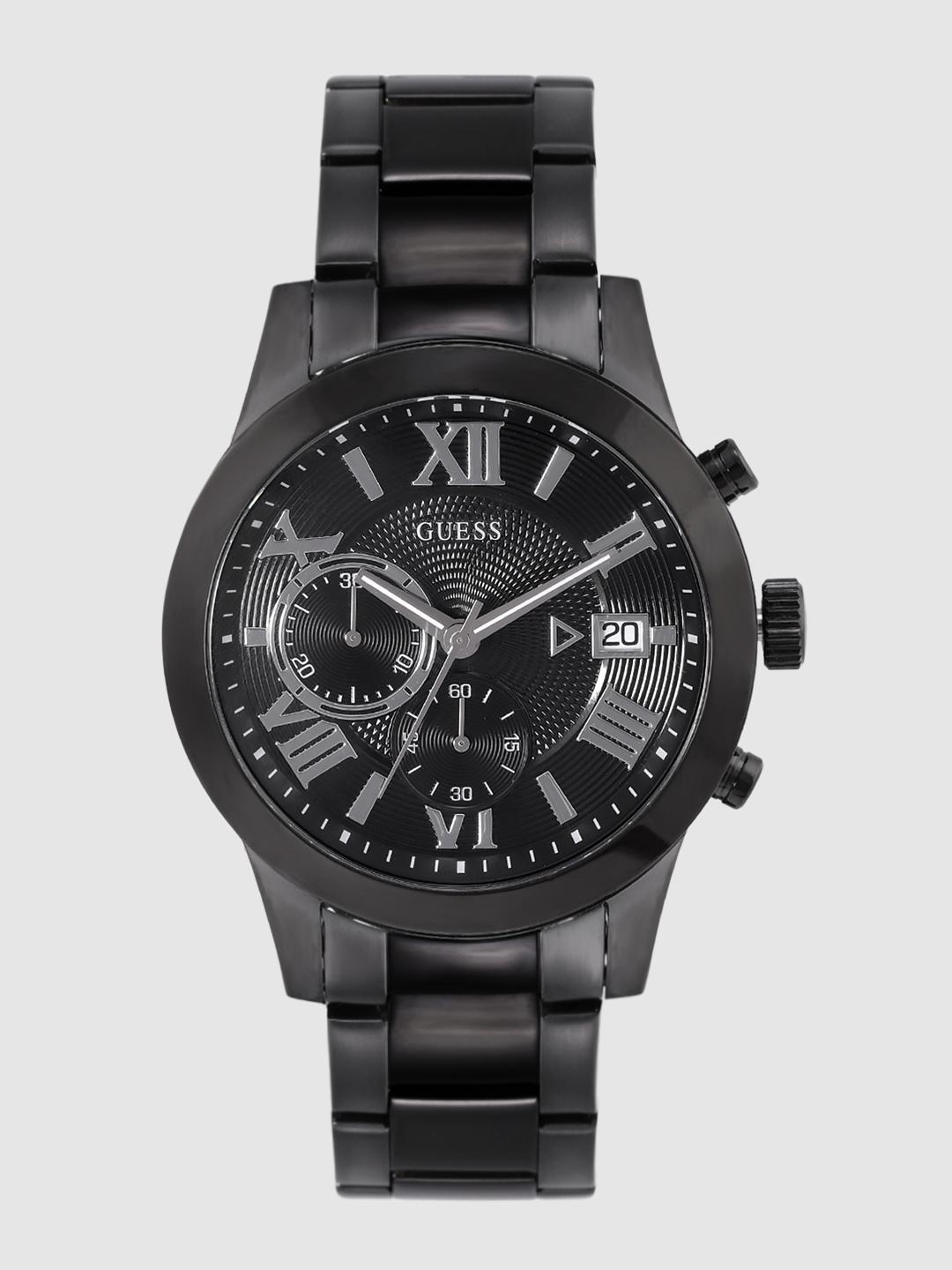 Buy GUESS Men Black Chronograph Watch W0668G5 Watches for Men