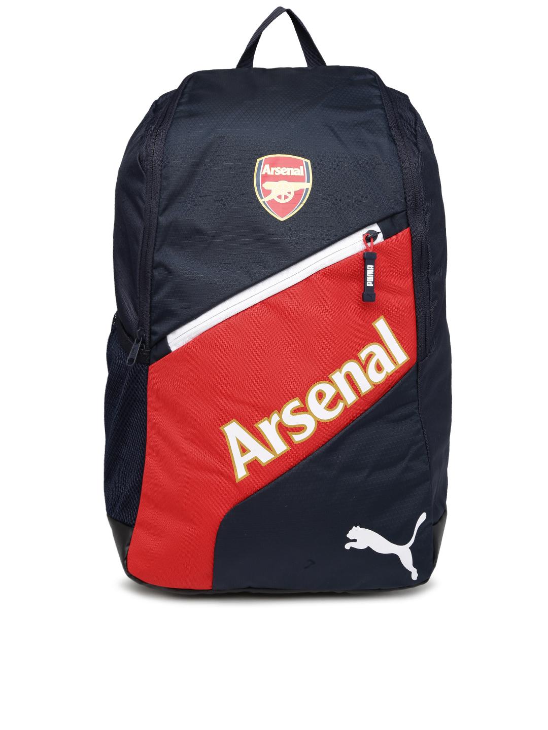 arsenal evospeed mini backpack Buy PUMA Unisex Navy Printed Arsenal evoSPEED Backpack - Backpacks for  Unisex 1089266