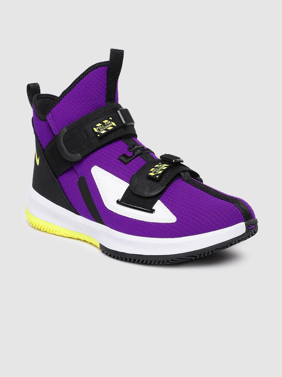 Buy Nike Unisex Purple LEBRON SOLDIER XIII SFG EP Mid-Top