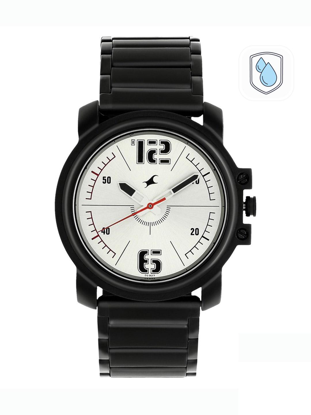 Buy Fastrack Men Silver-Toned Analogue Watch 3039NM01 Watches