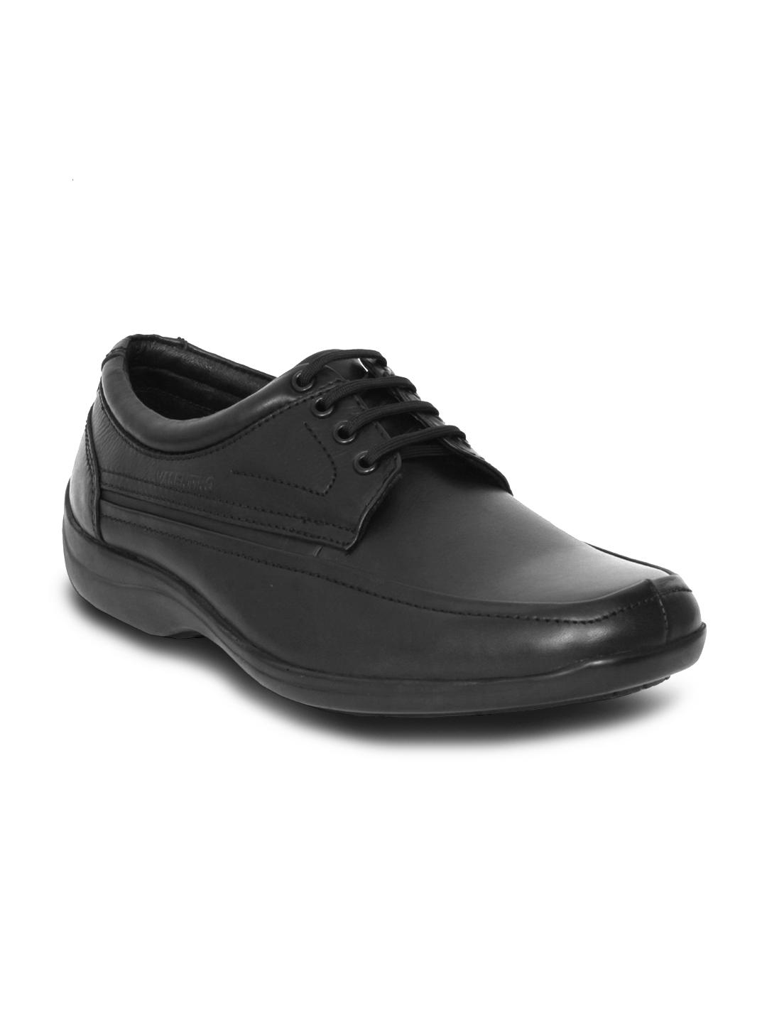 Buy Valentino Men Black Genuine Leather Derby Formal Shoes