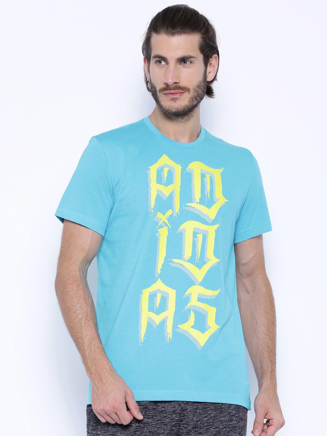 Buy ADIDAS Blue Tribe Lineage Printed Training T-shirt - Tshirts