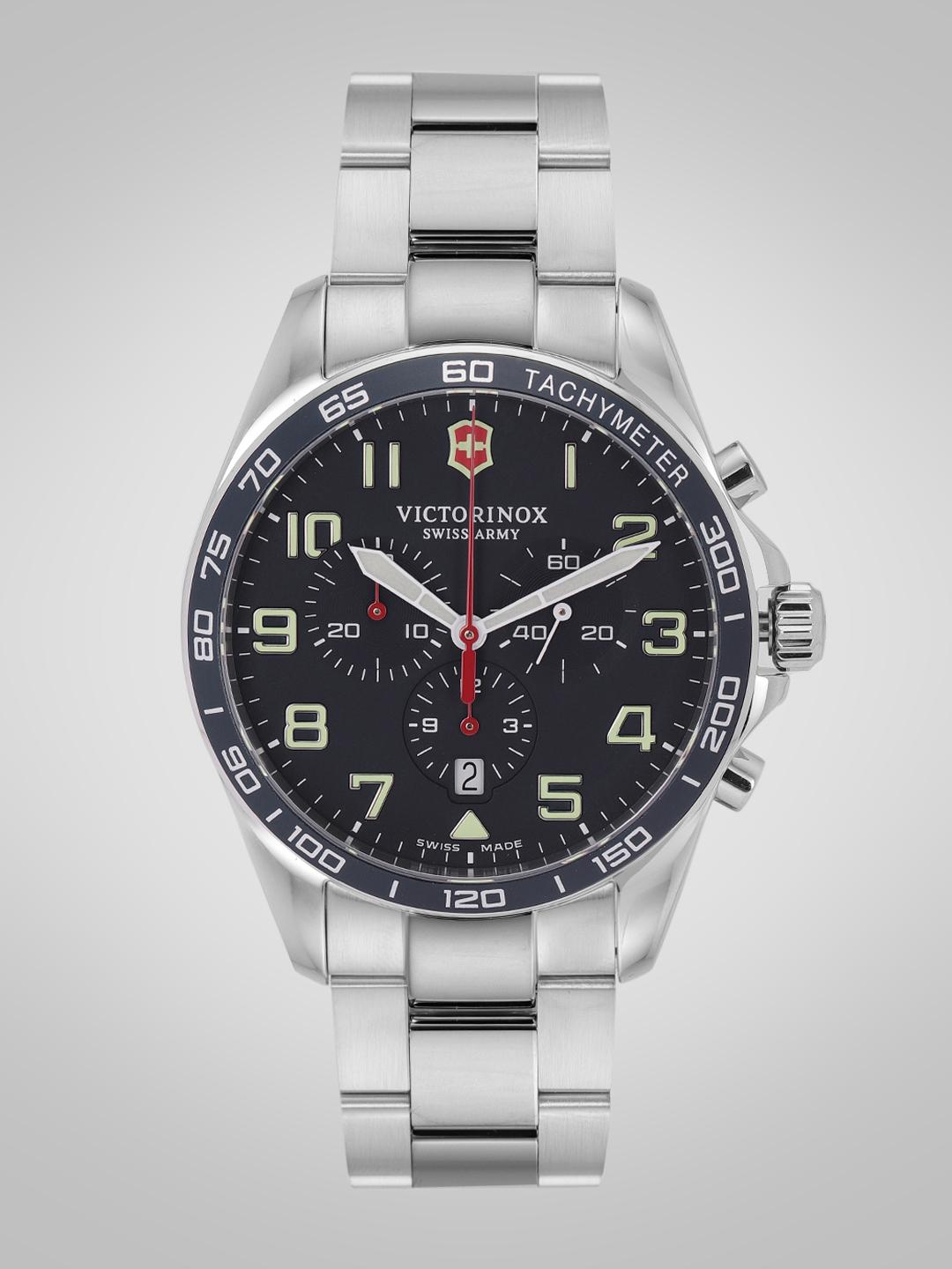 Buy Victorinox Men Navy Blue Swiss Made Chronograph Watch 241857