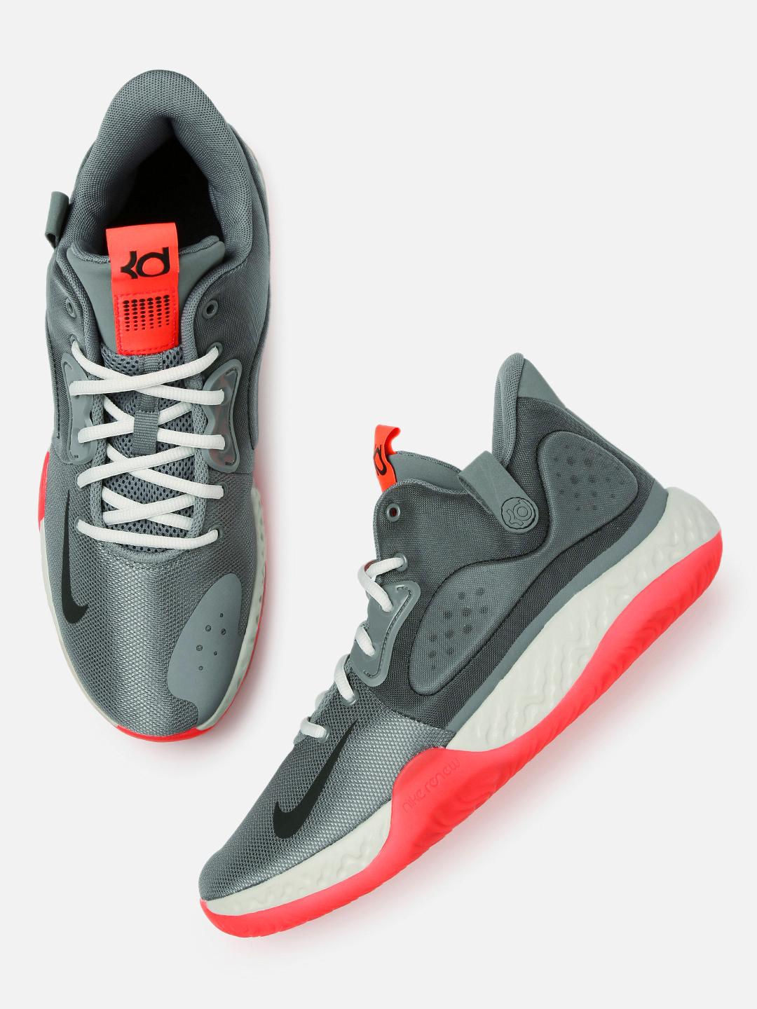 Buy Nike Unisex Grey Kevin Durant Trey VII EP Basketball Shoes