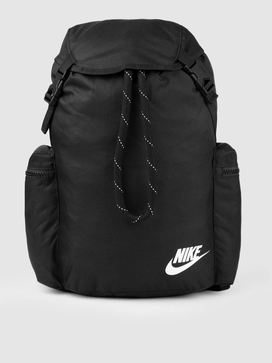 Buy Nike Unisex Black Solid HERITAGE Backpack - Backpacks for