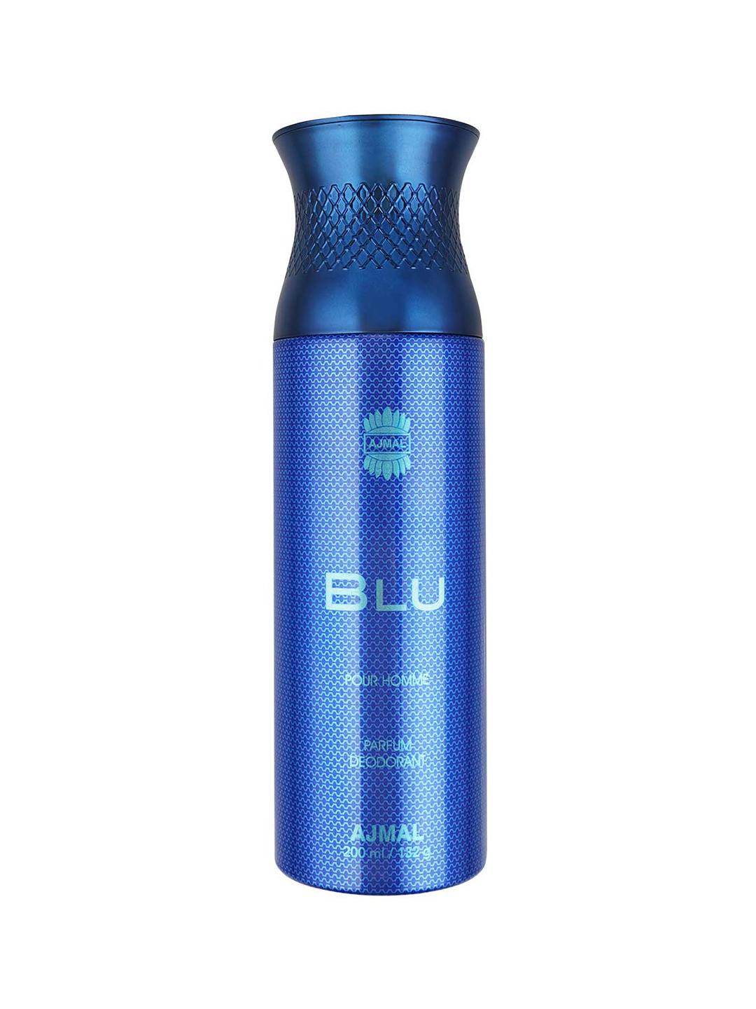 Ajmal Men Ajmal Blu Fresh Scent Watermelon Jasmine Deodorant 200ML - Image 1