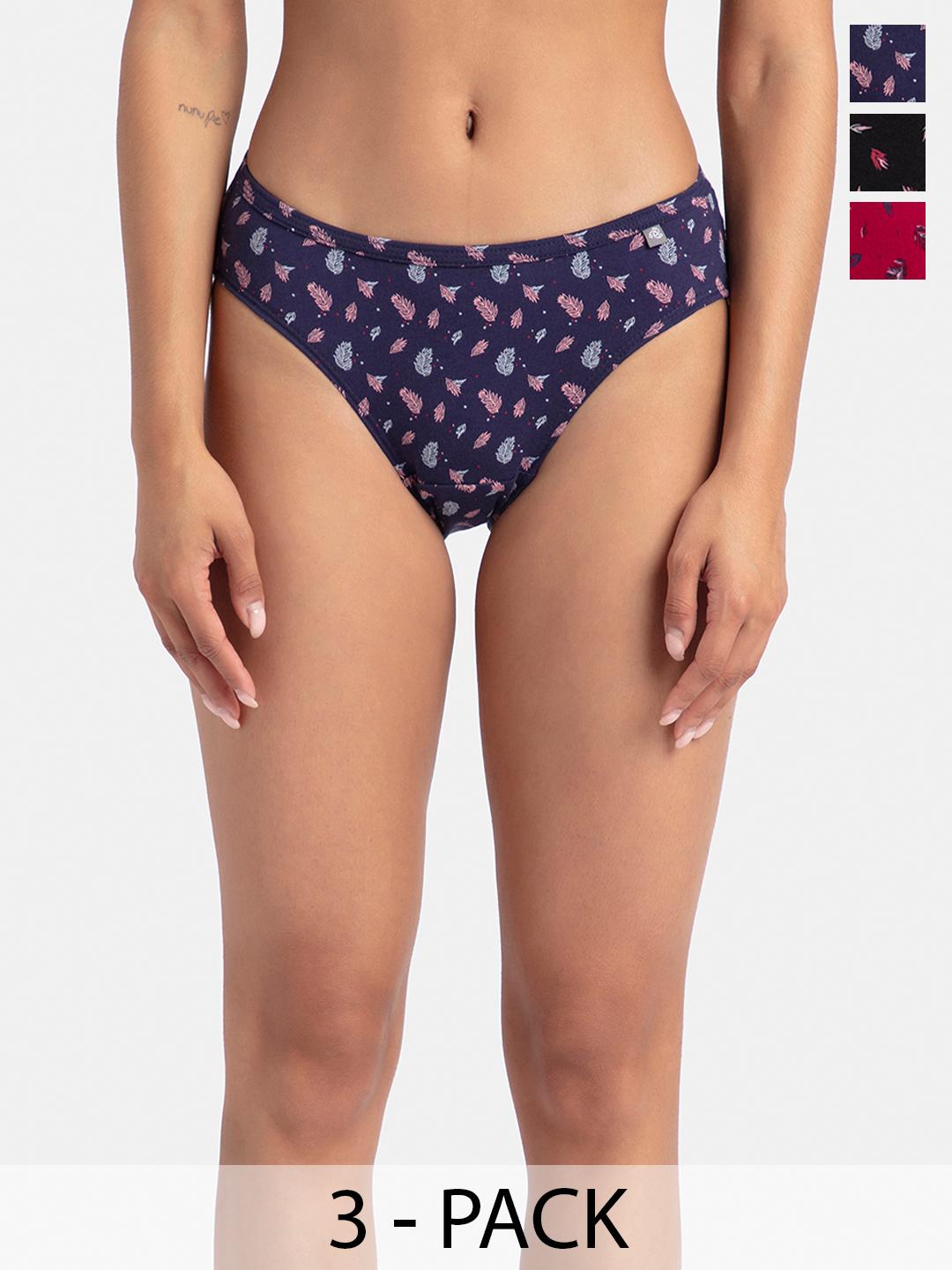 Buy Jockey Pack of Medium Coverage Super Combed Cotton StayFresh