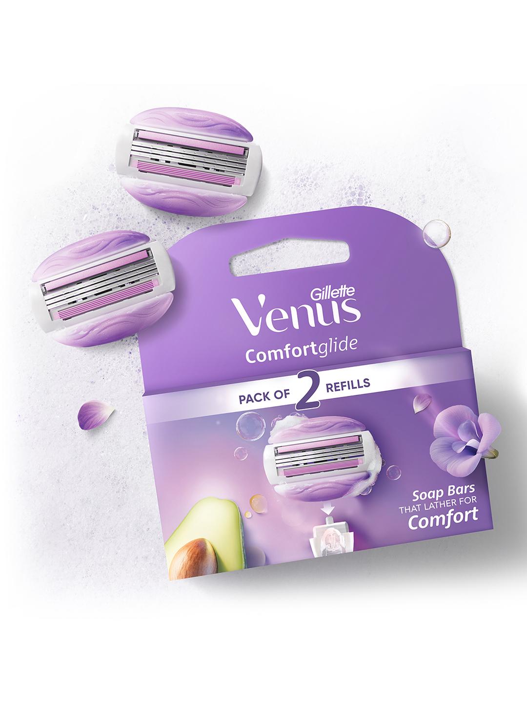 Gillette Venus Comfortglide Razor Blades 2-Pack Pack of 2 - Image 1