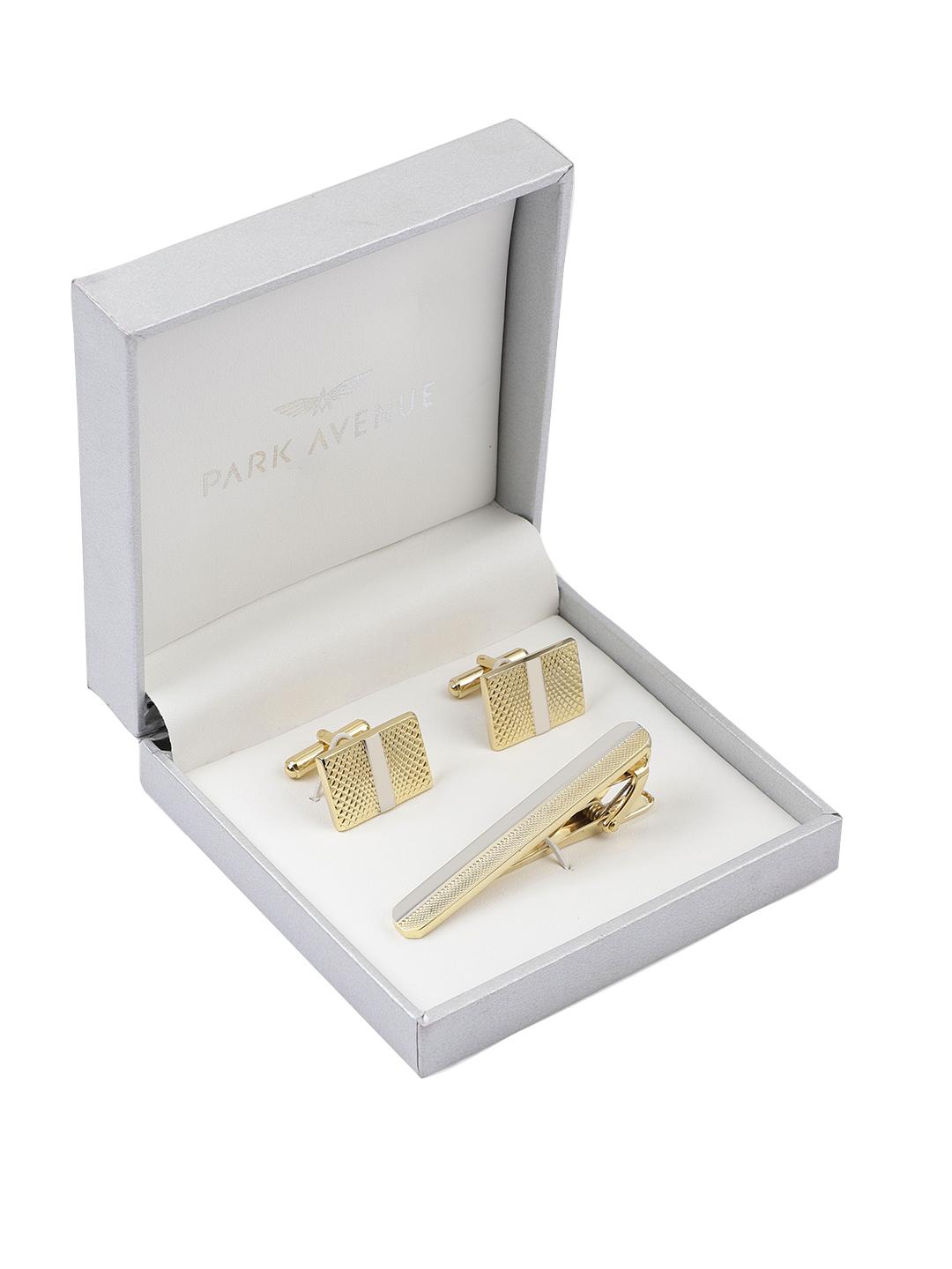 park avenue cufflinks and tie pin