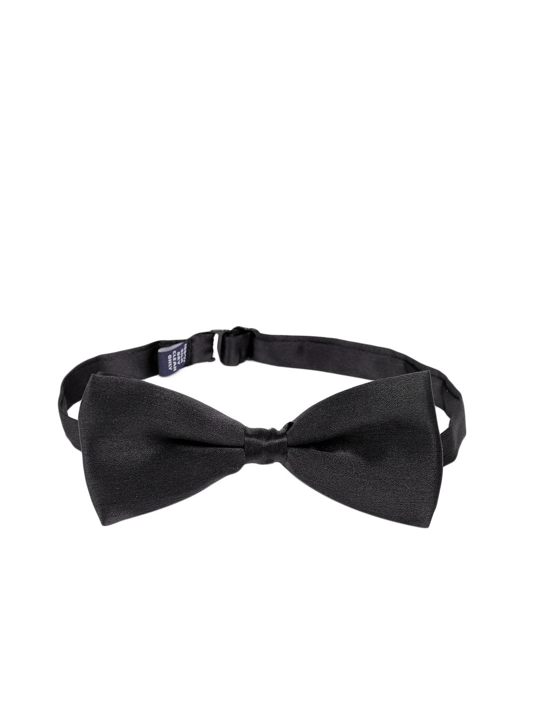 Buy Park Avenue Men Black Solid Bow Tie - Ties for Men 11131902