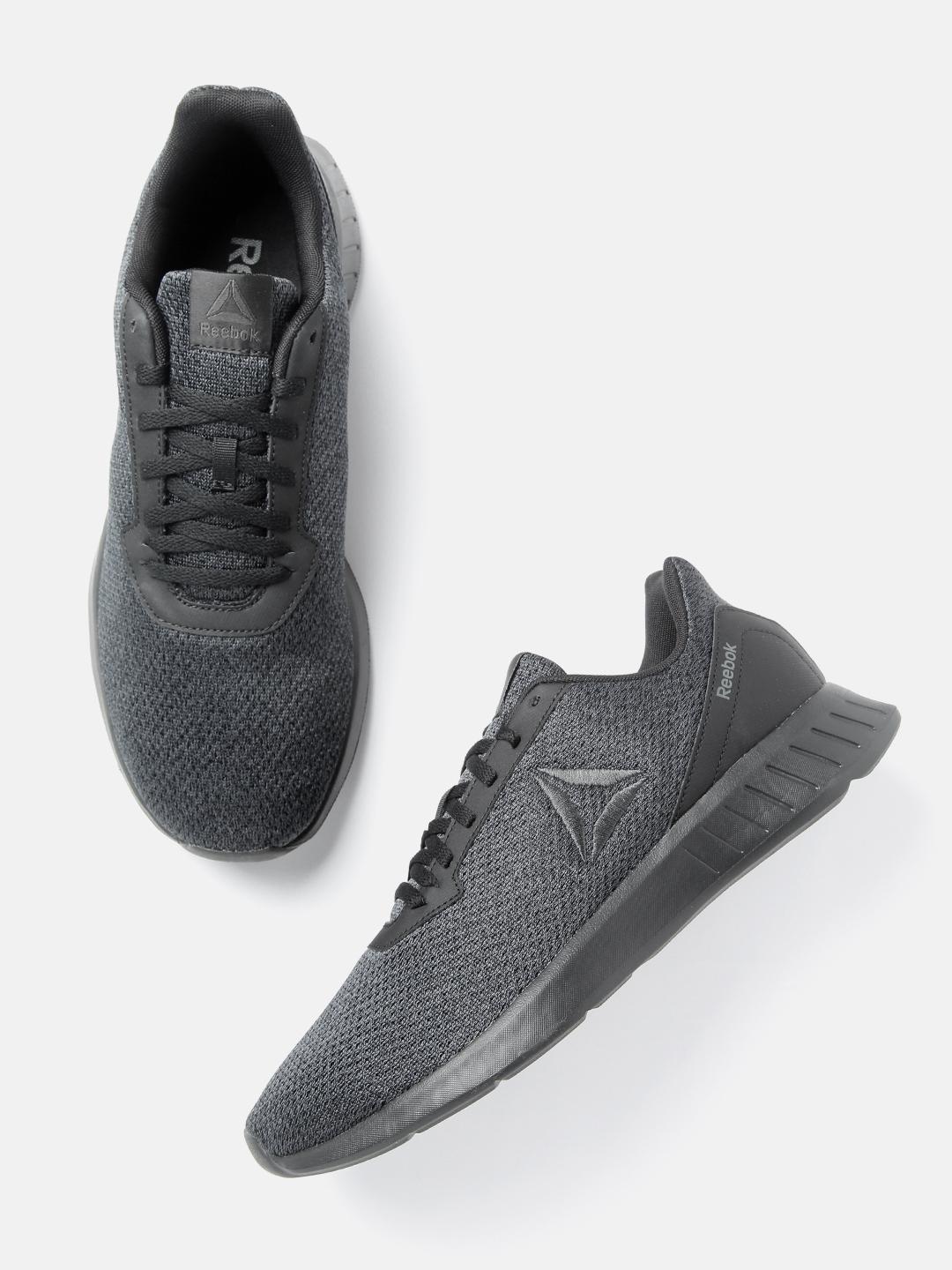 Buy REEBOK Men Charcoal Grey Solid Lite Running Shoes Sports