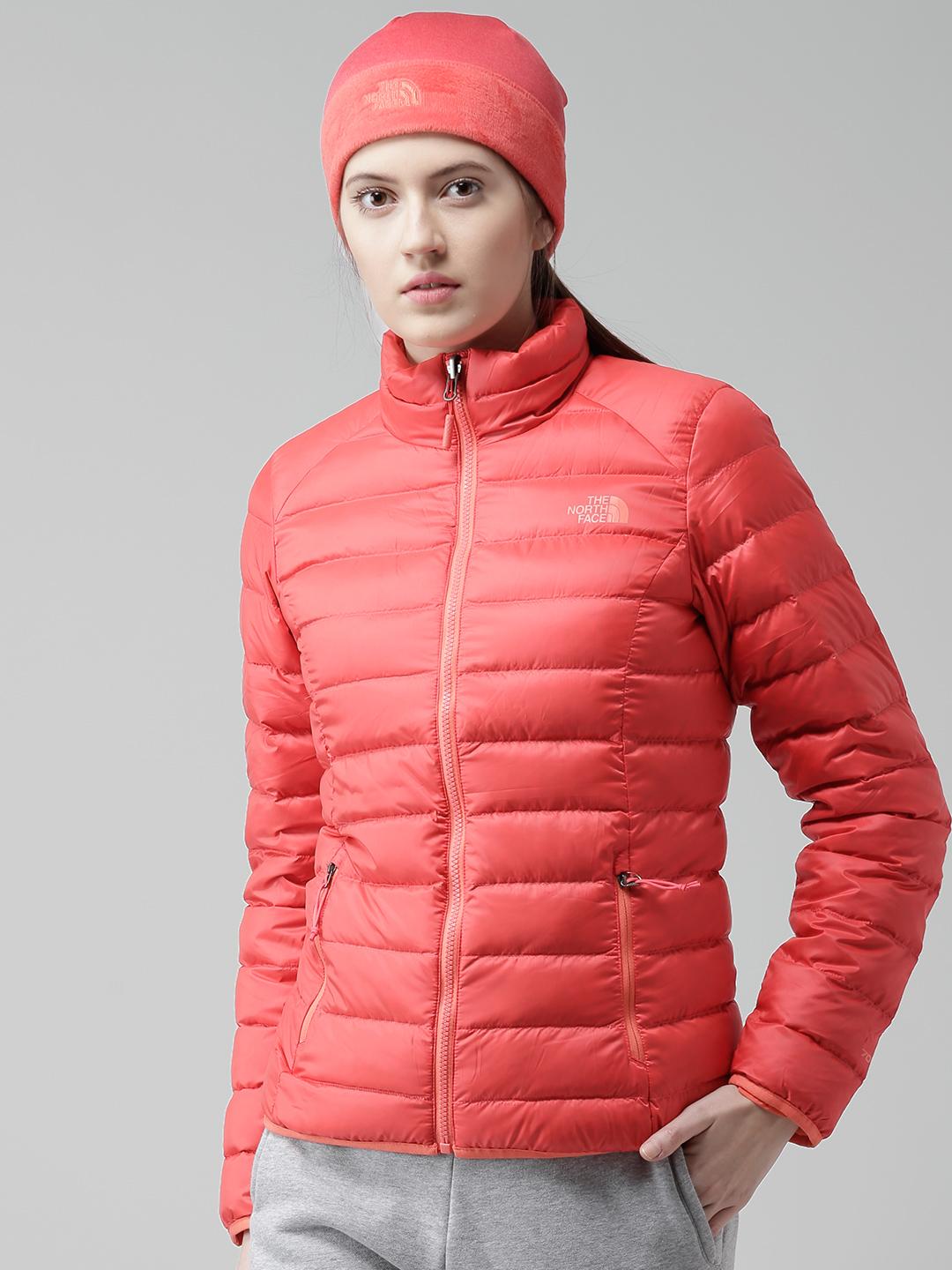 Buy The North Face Coral Red Manchuria II Hooded Outdoor Jacket