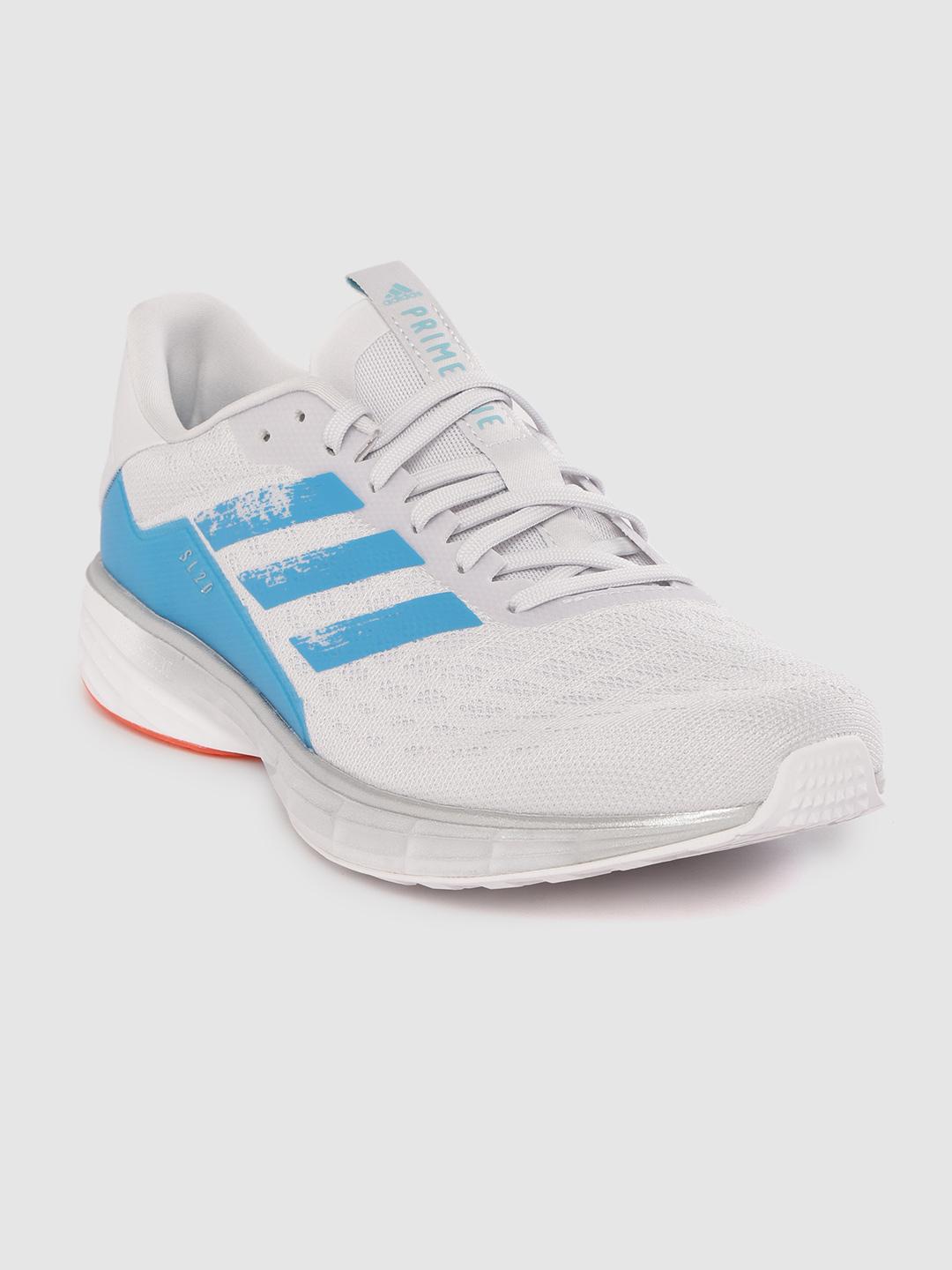 Buy ADIDAS Men Grey Woven Design SL20 Primeblue Running Shoes - Main Image