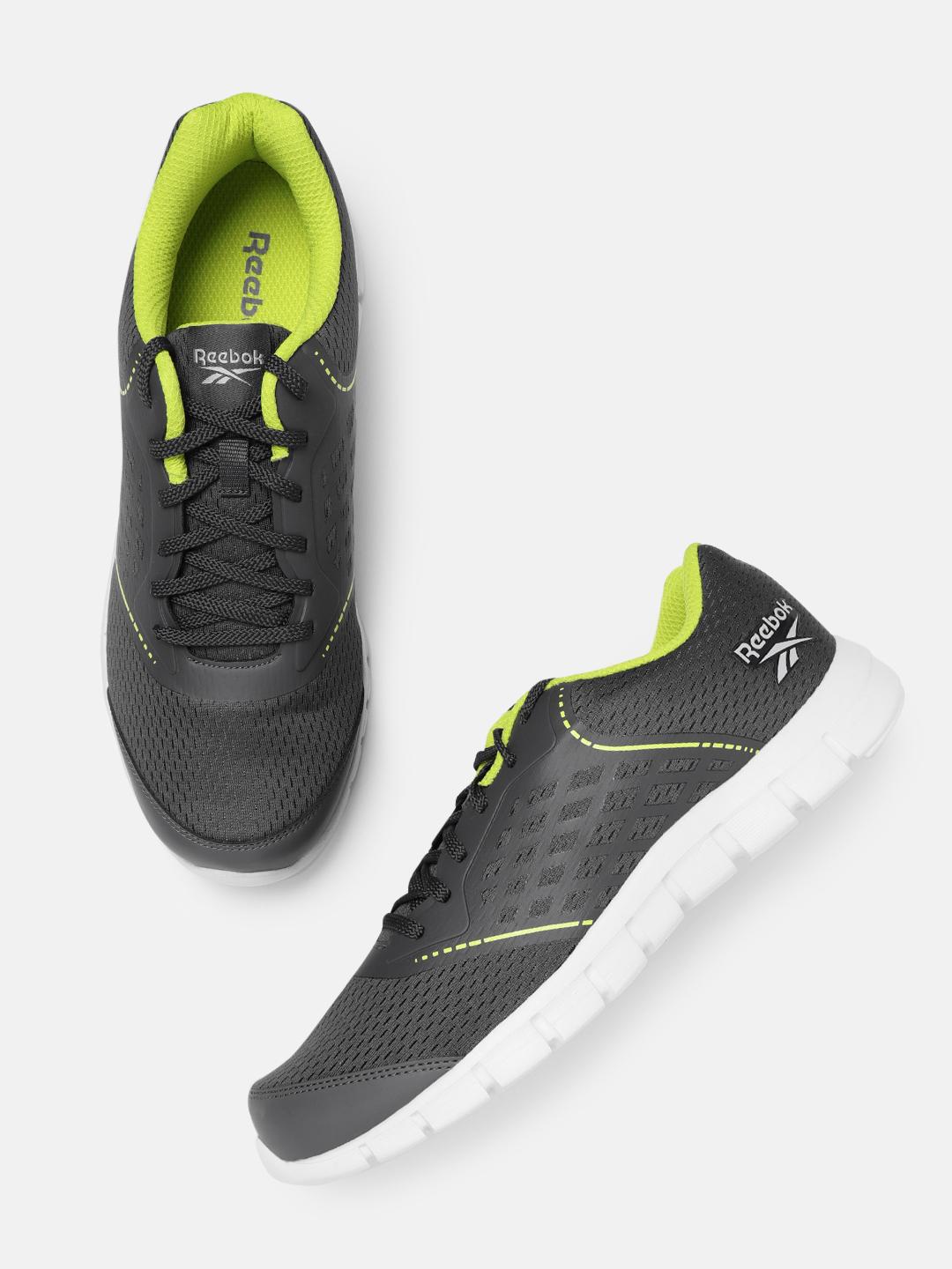 Running Shoe Reebok Guide One Reebok Men Grey Woven Design Guide