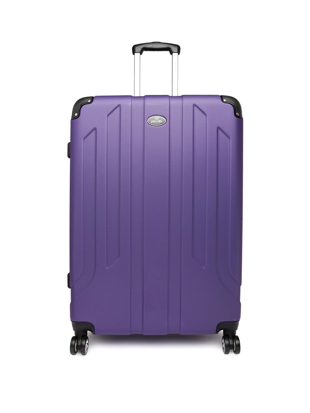 Buy Pronto Unisex Purple Protec Spinner 78 Large Trolley Suitcase