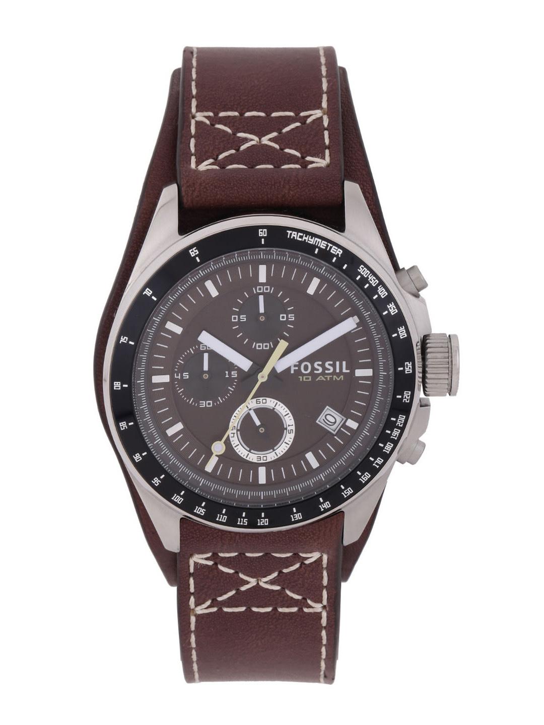 Buy Fossil Men Chronograph Brown Multifunction Dial Watch CH2599I