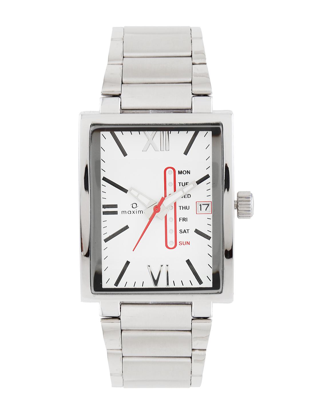 Buy maxima Attivo Men White Dial Watch 25143CMGI Watches for Men