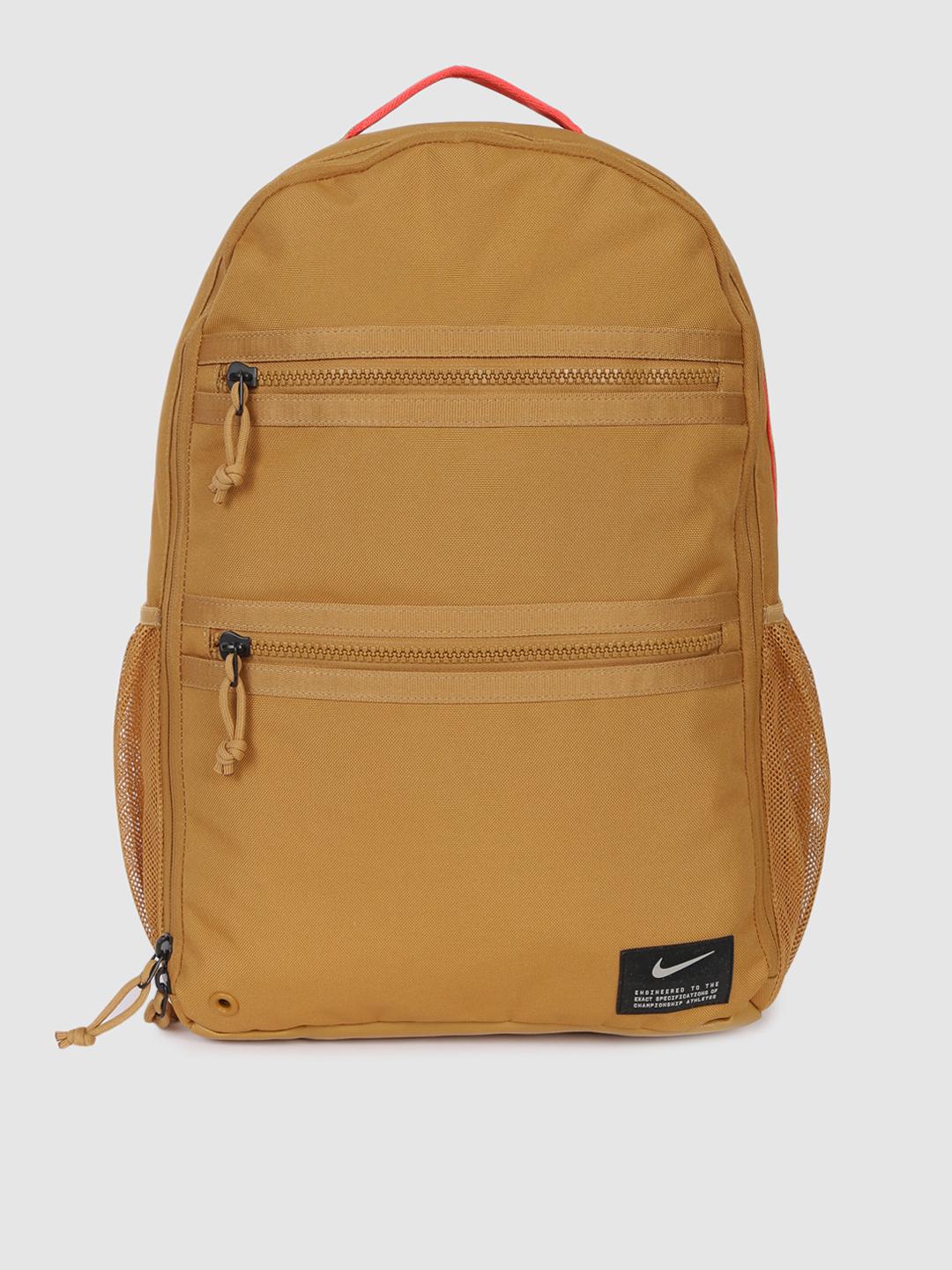 Buy Nike Men Yellow Solid Backpack - Backpacks for Men 11547540 | Myntra
