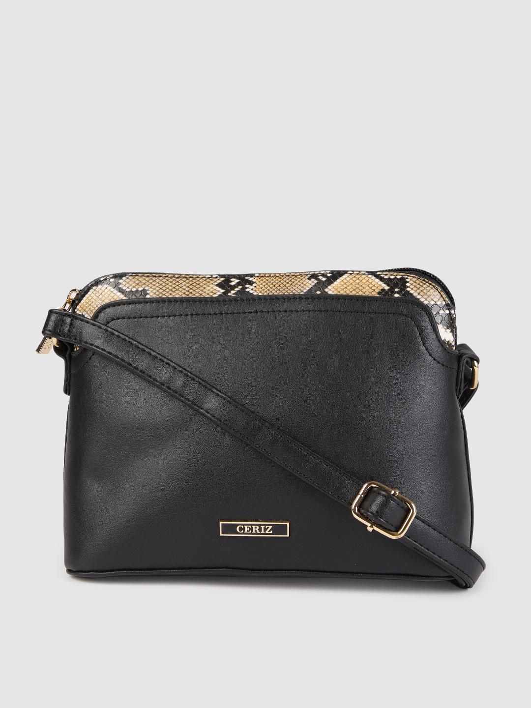 Buy CERIZ Women Black Sling Bag Handbags for Women 11775832 Myntra - Main Image