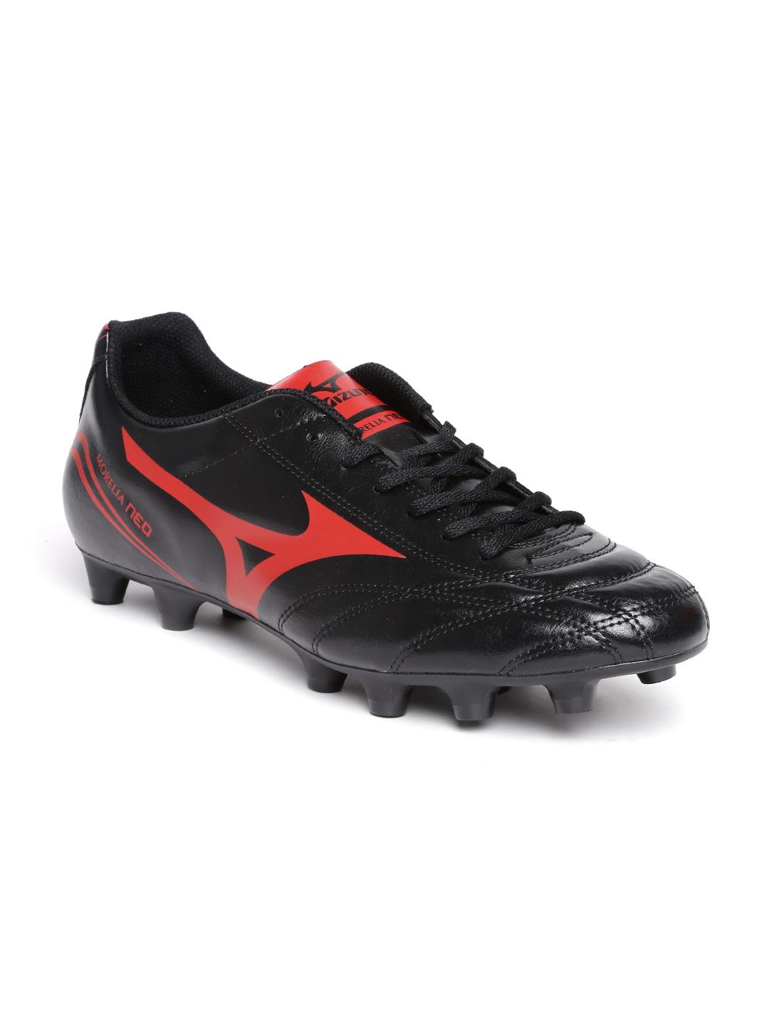 Buy Mizuno Men Black Morelia Neo CL MD Leather Football Shoes