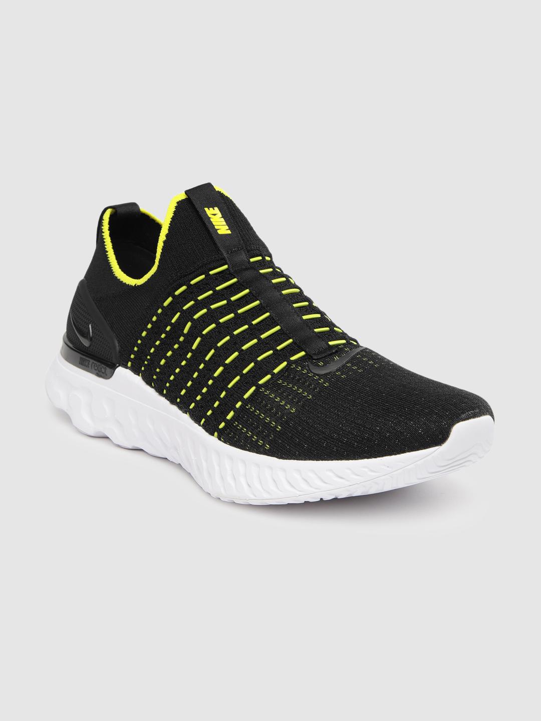 Buy Nike Men Black REACT PHANTOM FLYKNIT Running Shoes Sports