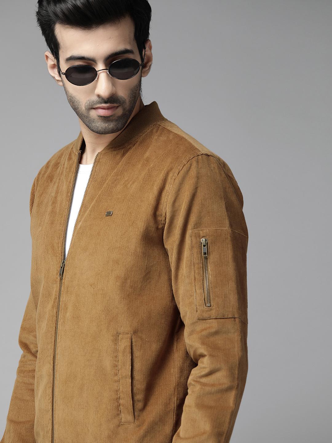 suède jacket / corduroy bomber jacket b86ce8af-777f-4b7f-a421-