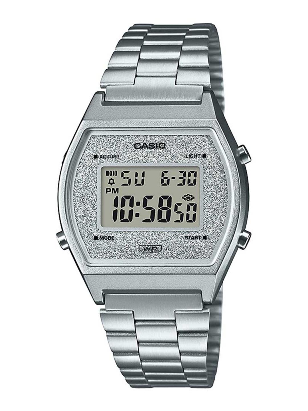 CASIO Vintage B640WDG-7DF Silver Digital Dial Watch - Image 1