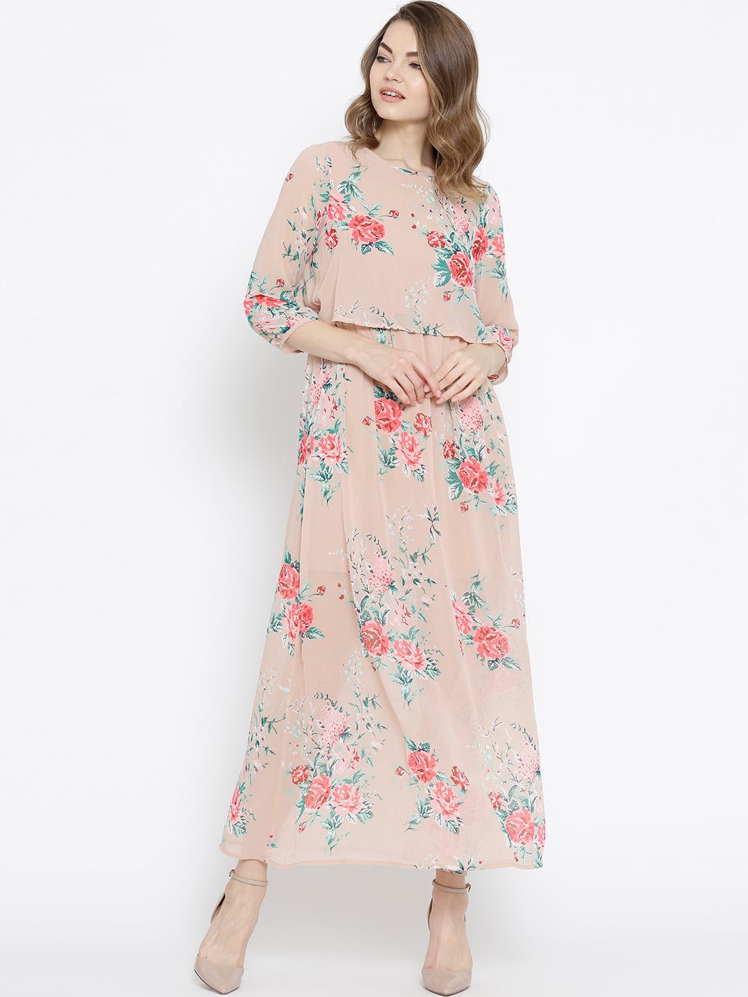 sachin and babi light blue dress Lulus | Dresses | Lulus Pink Floral Flutter Sleeve Maxi Dress Sz M main image 1
