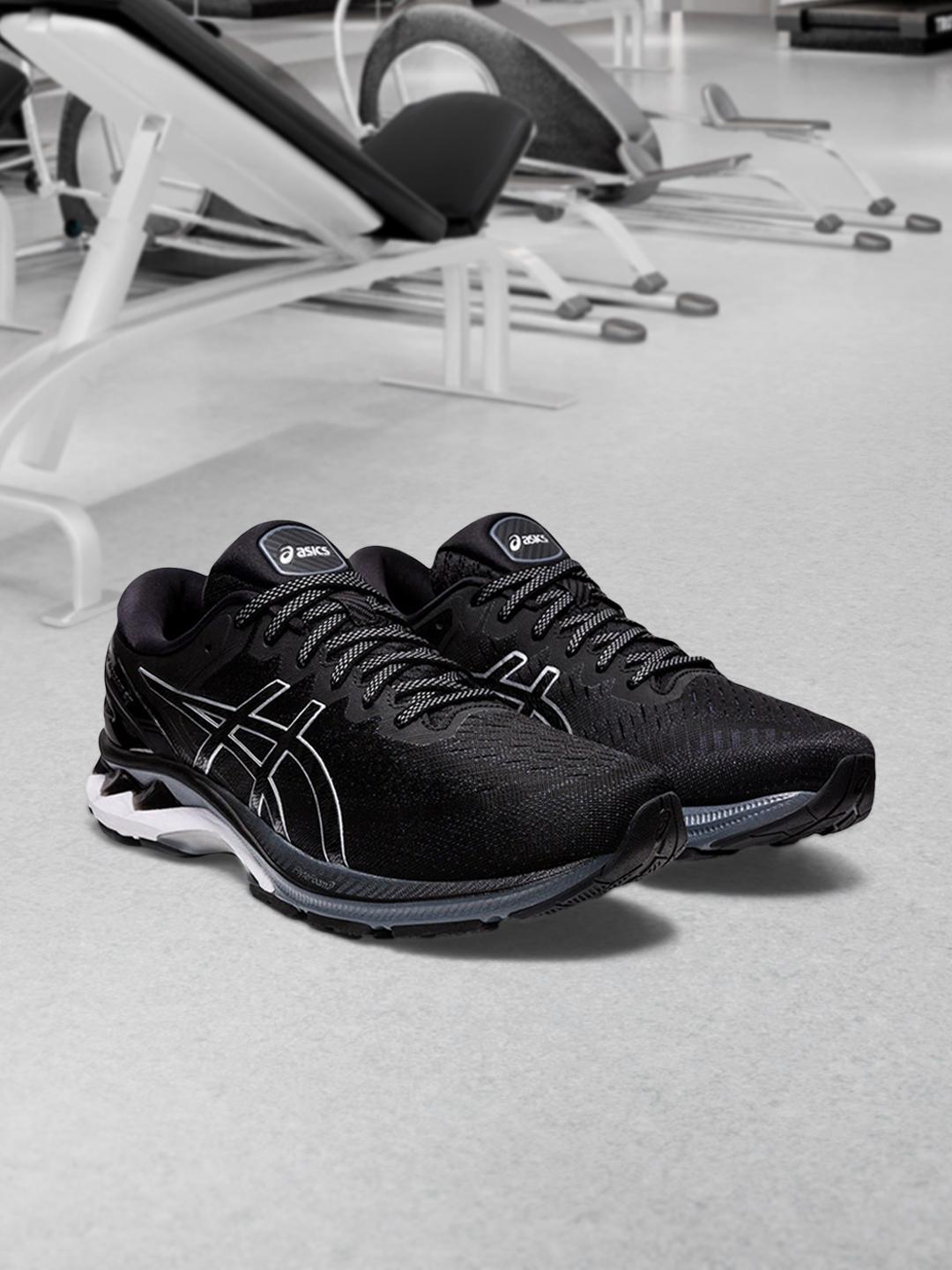 Running Shoe Asics Gel Kayano 18 Black ASICS Men Black Synthetic