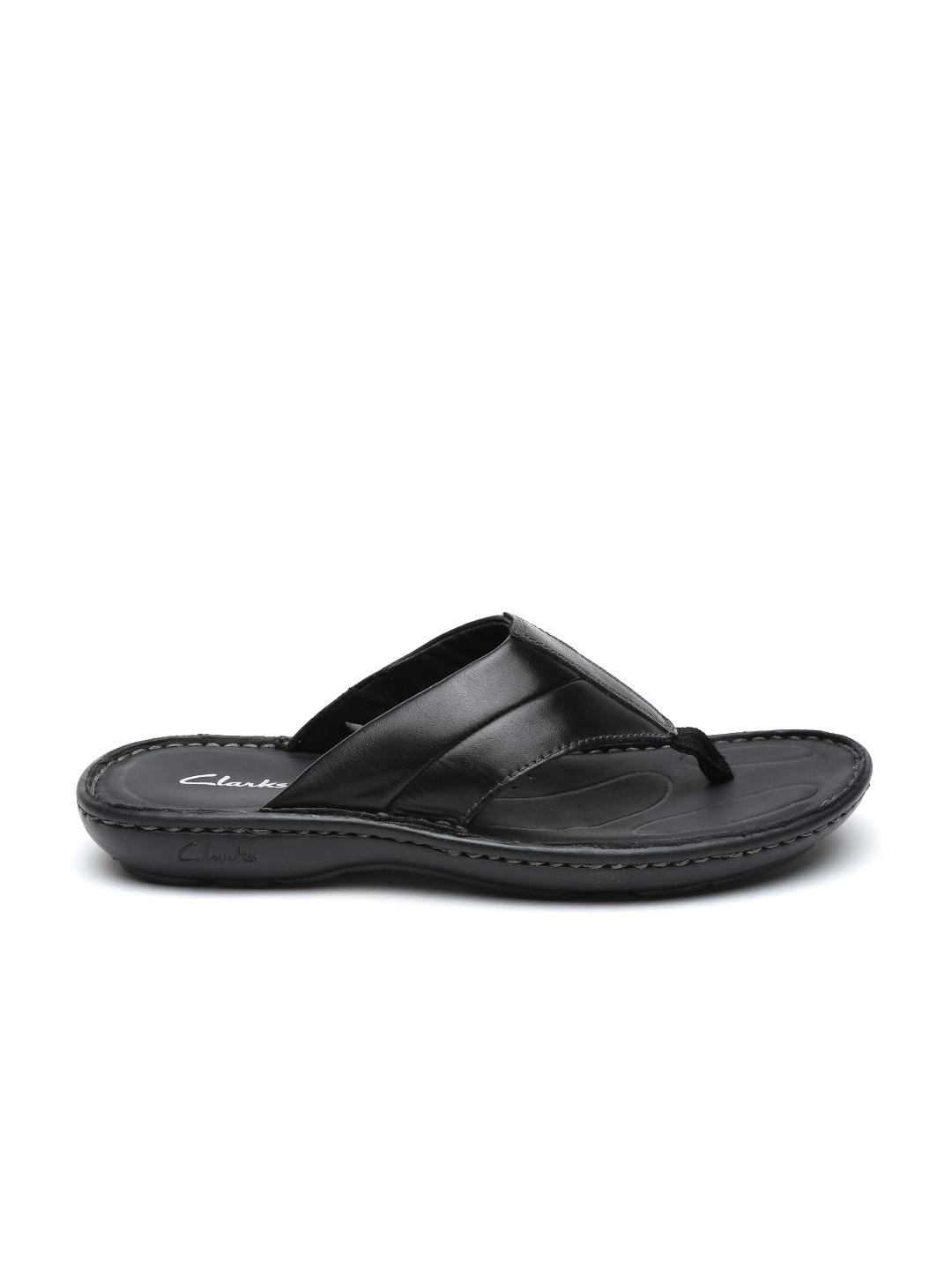 Buy Clarks Men Black Leather Sandals Sandals for Men 1239840