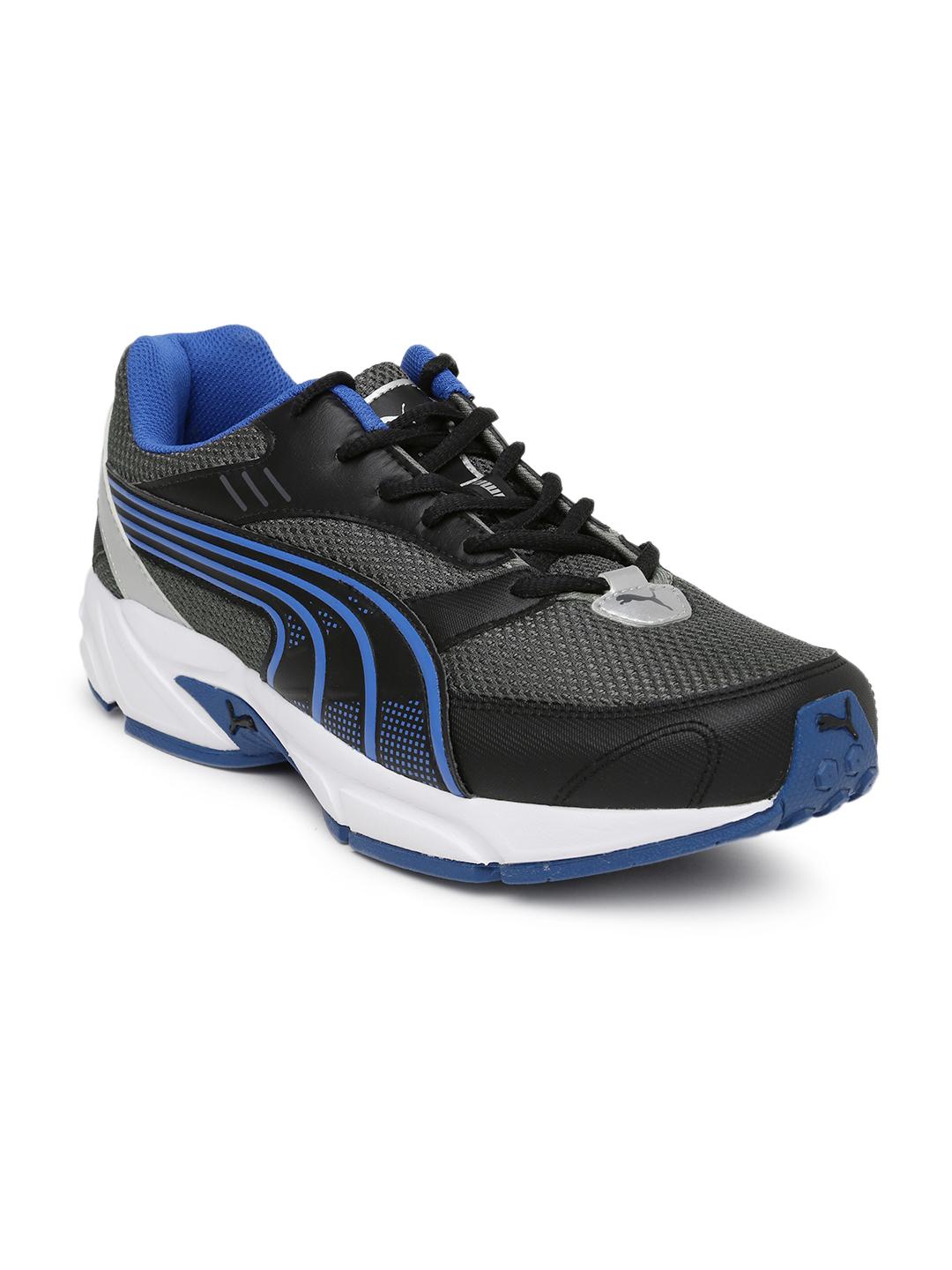 Buy PUMA Men Charcoal Grey Pluto DP Sneakers - Casual Shoes for Men 1246096  | Myntra