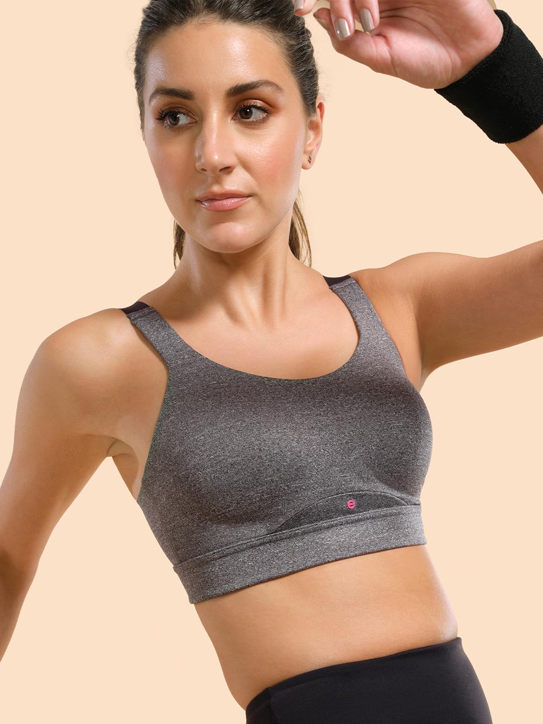 Bra Padded Enamor Sports Bra Size Chart Enamor Black Padded Sports
