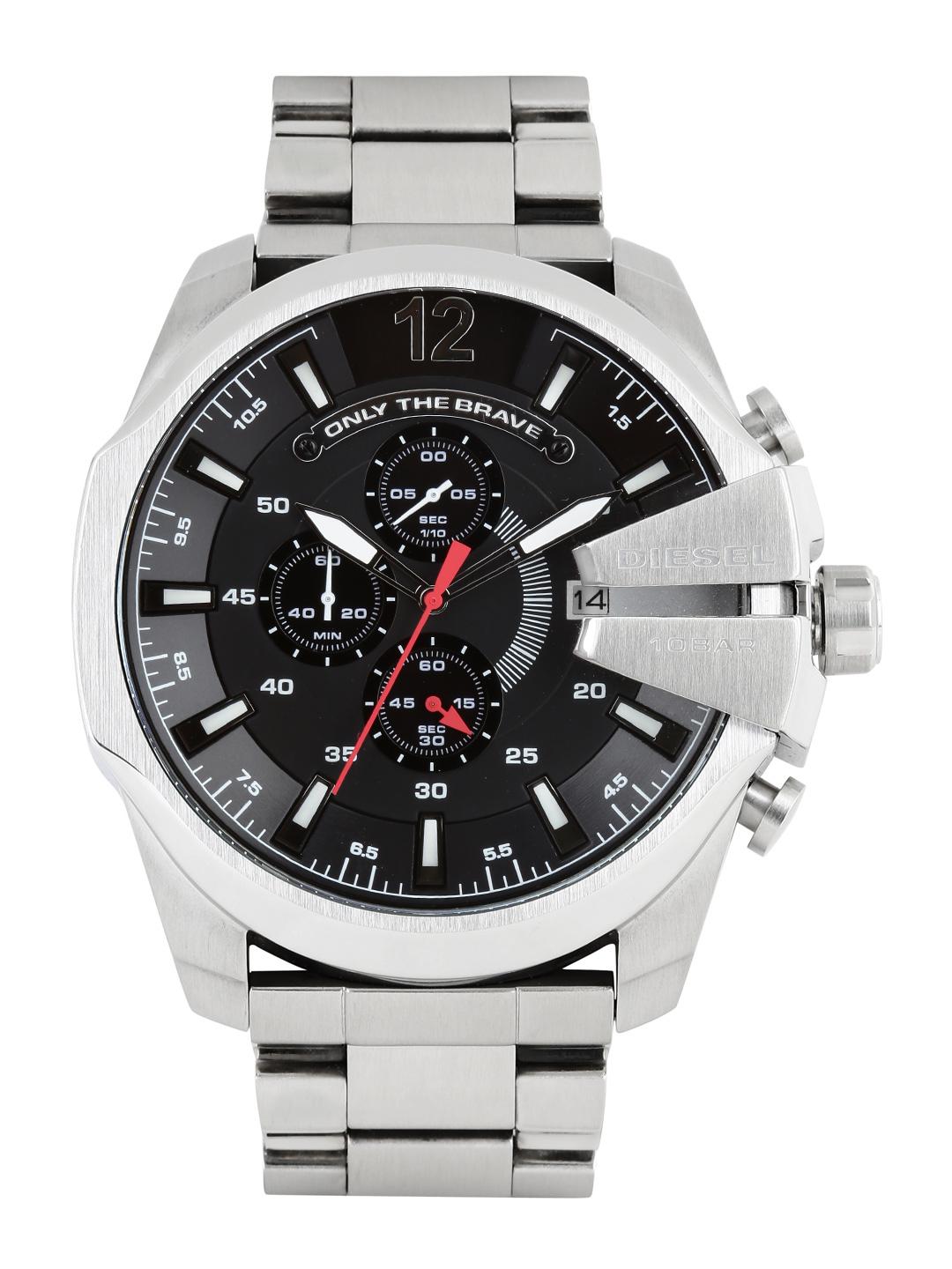 Buy DIESEL Men Black Dial Chronograph Watch DZ4308 - Watches for