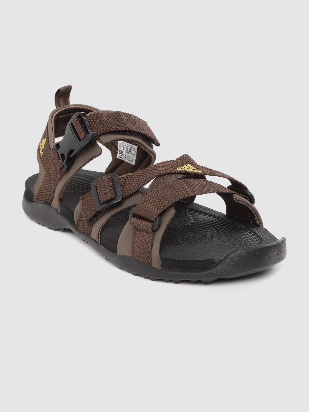 Buy ADIDAS Men Brown Solid Outdoor Gladi Sports Sandals